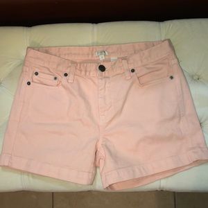 Pink J. Crew Shorts